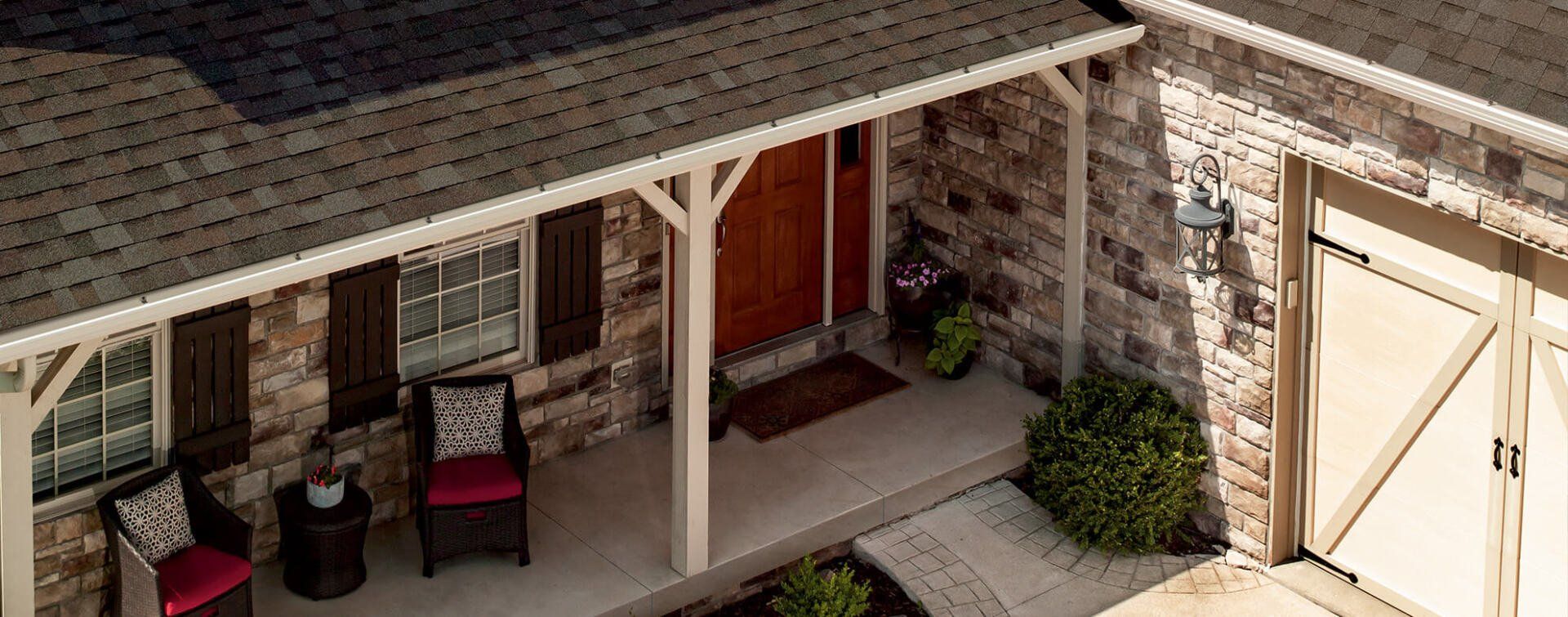 Oakridge® shown on a home